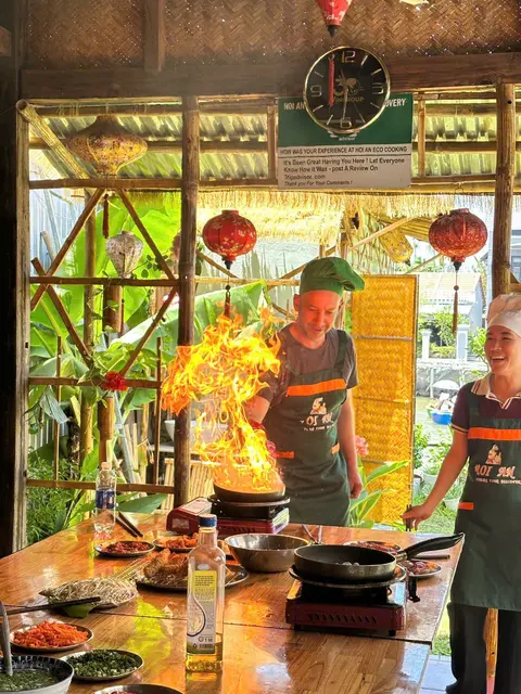 Learning to cook with a flaming wok